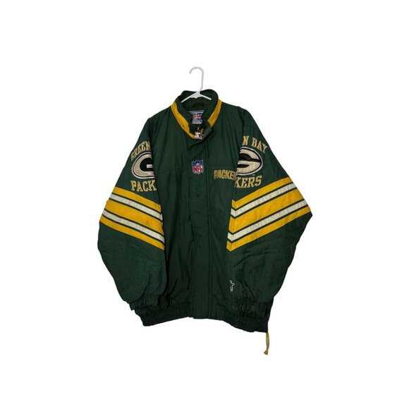 Starter Pro Line NFL Green Bay Packers Football Jacket Size Large Vintage